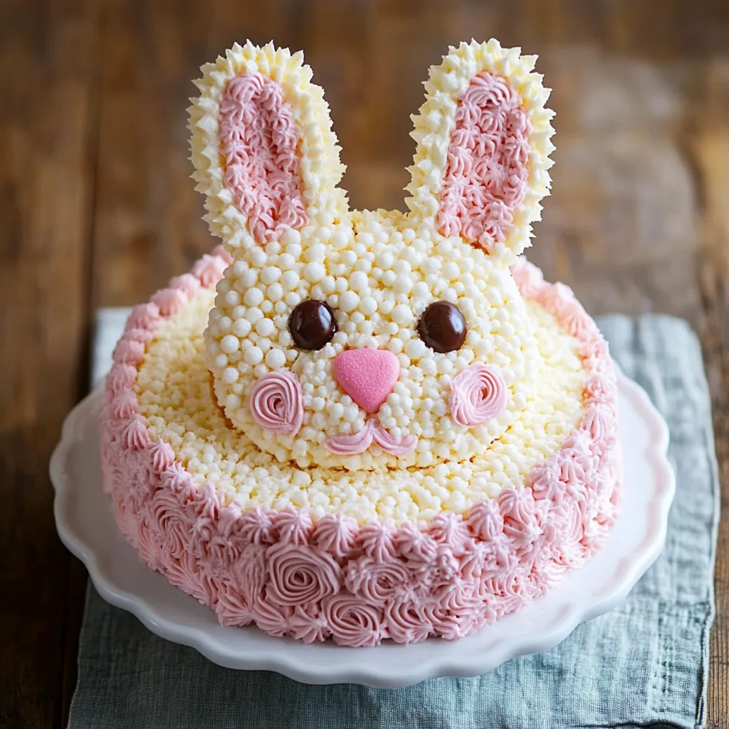 Beginner Easter Bunny Cut Up Cake