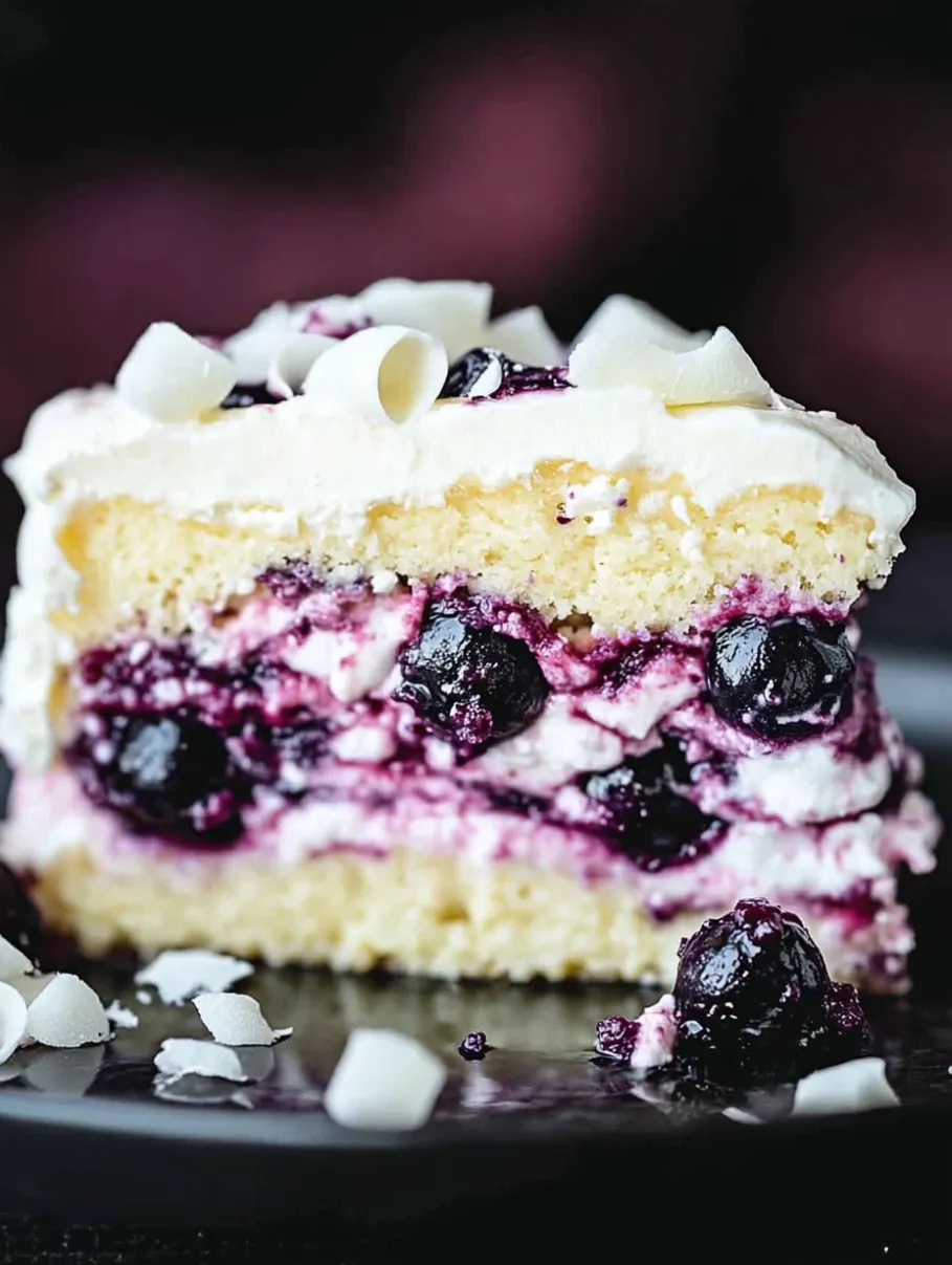 Blueberry Cream Cheesecake Lasagna