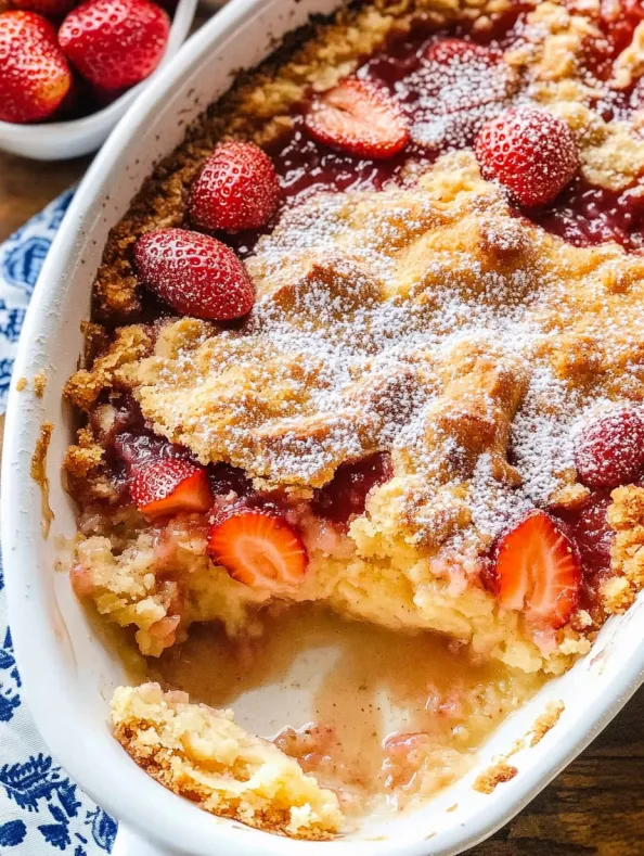 Easy Southern Strawberry Cobbler