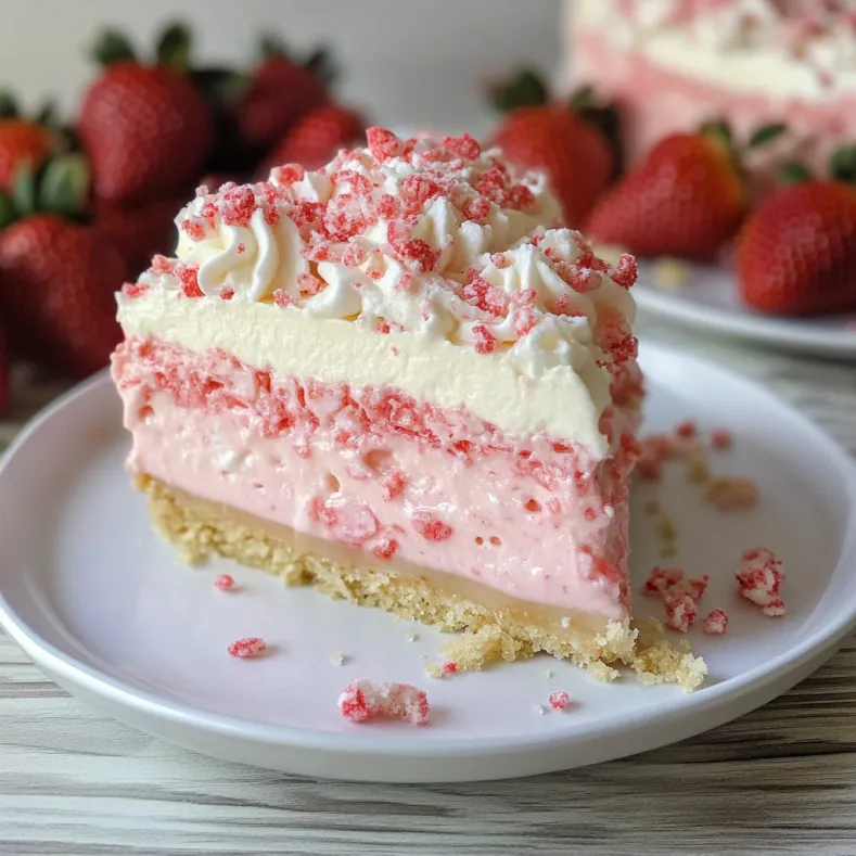 Strawberry Crunch Cheesecake Recipe