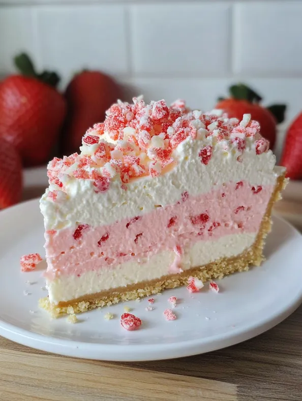 Strawberry Crunch Cheesecake Recipe