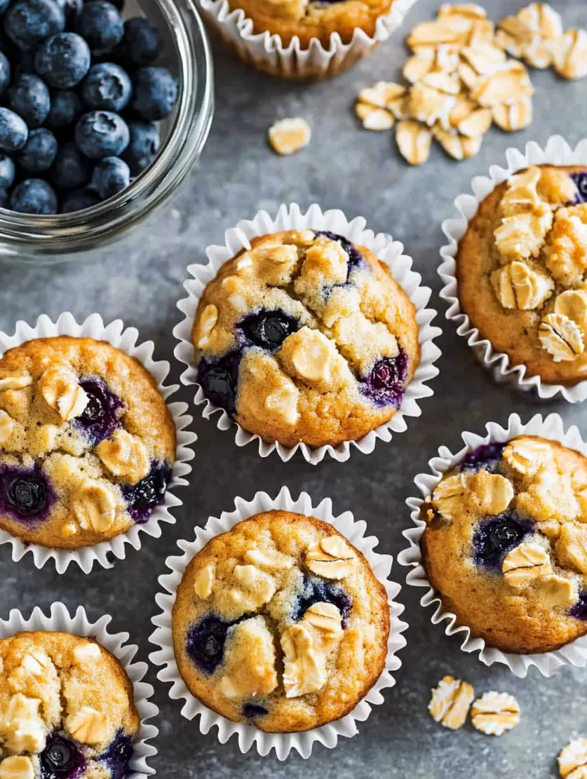 Greek Yogurt Blueberry Muffins Recipe
