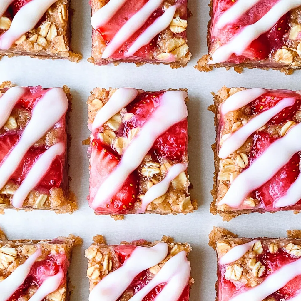 Strawberry Oatmeal Bars