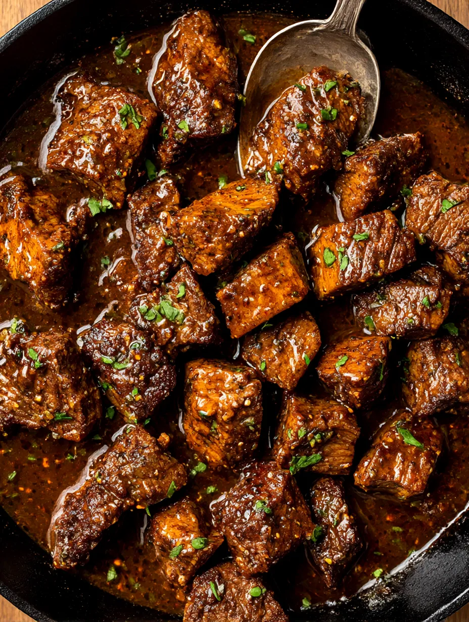 Cajun Garlic Butter Steak Bites