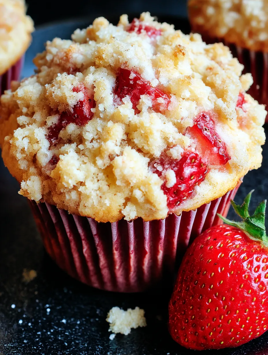 Strawberry Streusel Muffins