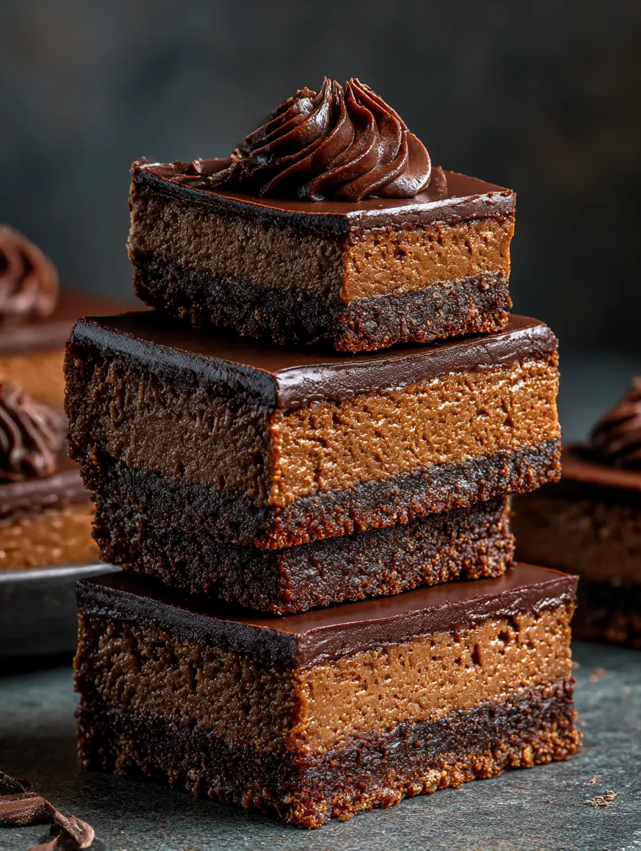 Easy Chocolate Cheesecake Bars