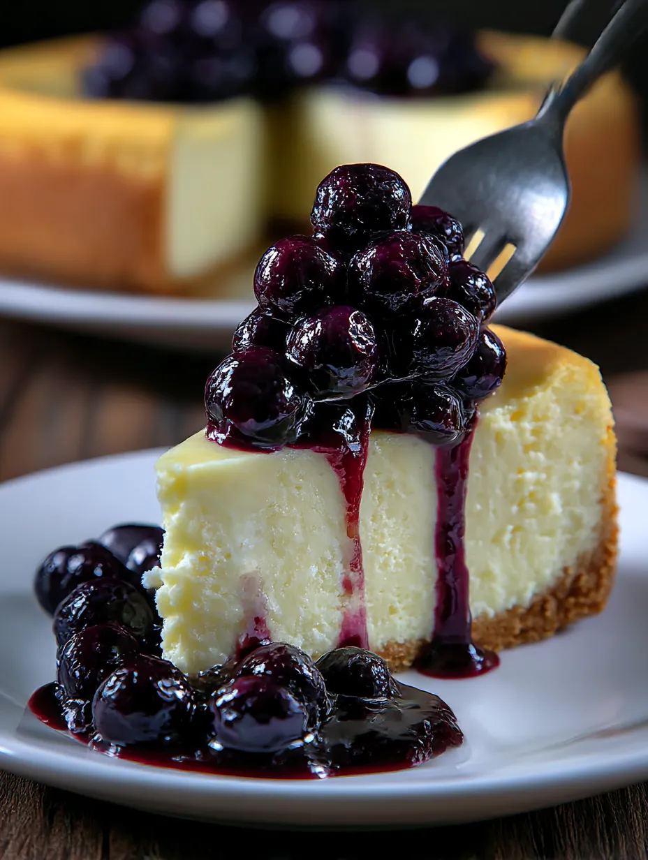 Yummy Blueberry Cheesecake