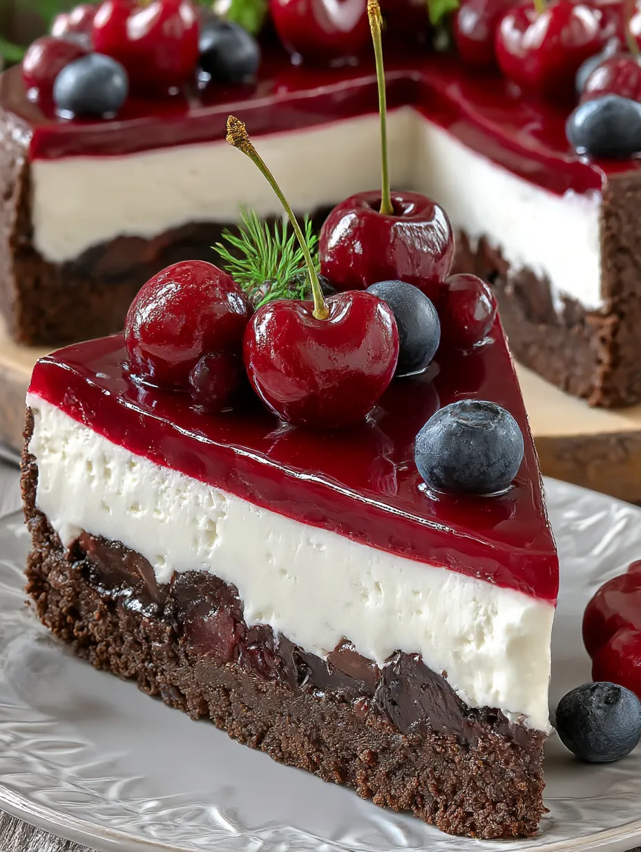 Black Forest Cheesecake Delight