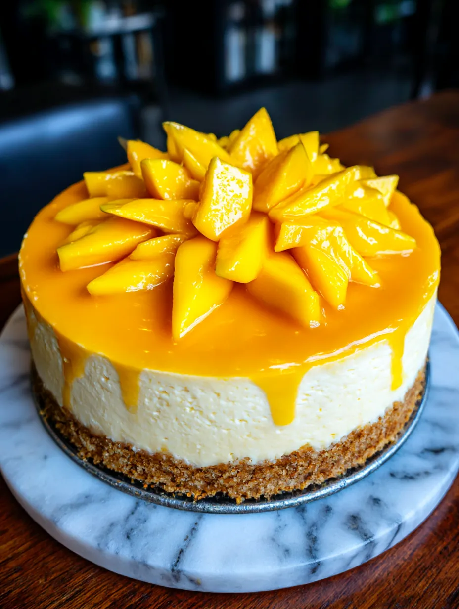 Tropical Mango Cheesecake