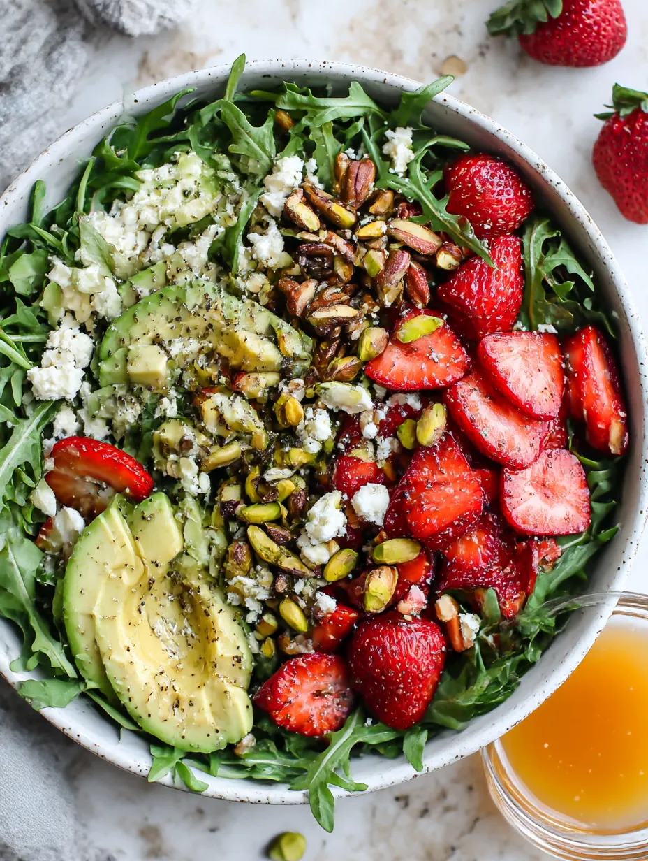 Strawberry Crunch Salad with Champagne Vinaigrette
