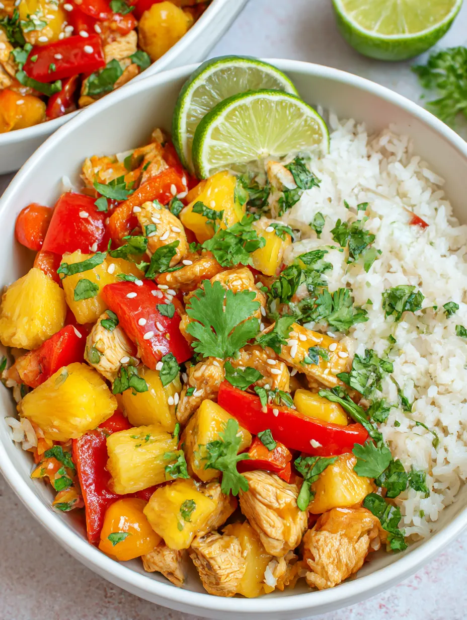 Hawaiian Chicken Sheet Pan Meal (Whole30 and Paleo)