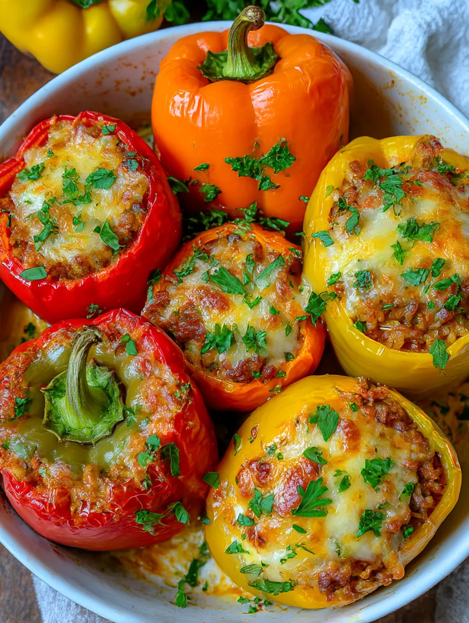 Easy Stuffed Bell Peppers