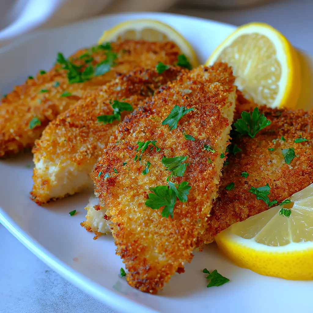 Healthy Parmesan Crusted Tilapia