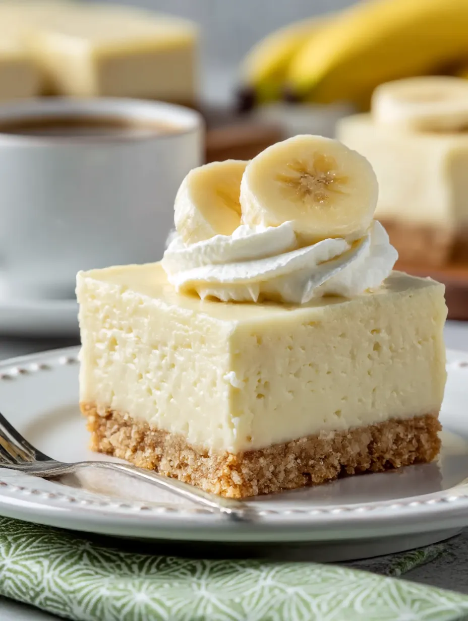 Banana Cream Cheesecake Bars
