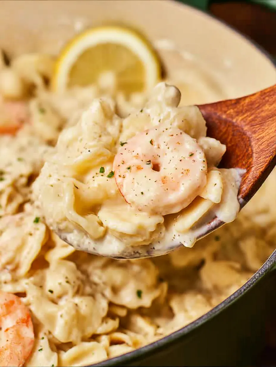 Shrimp Tortellini Alfredo