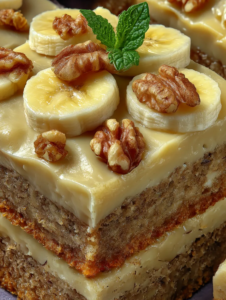 Banana Bread Bars