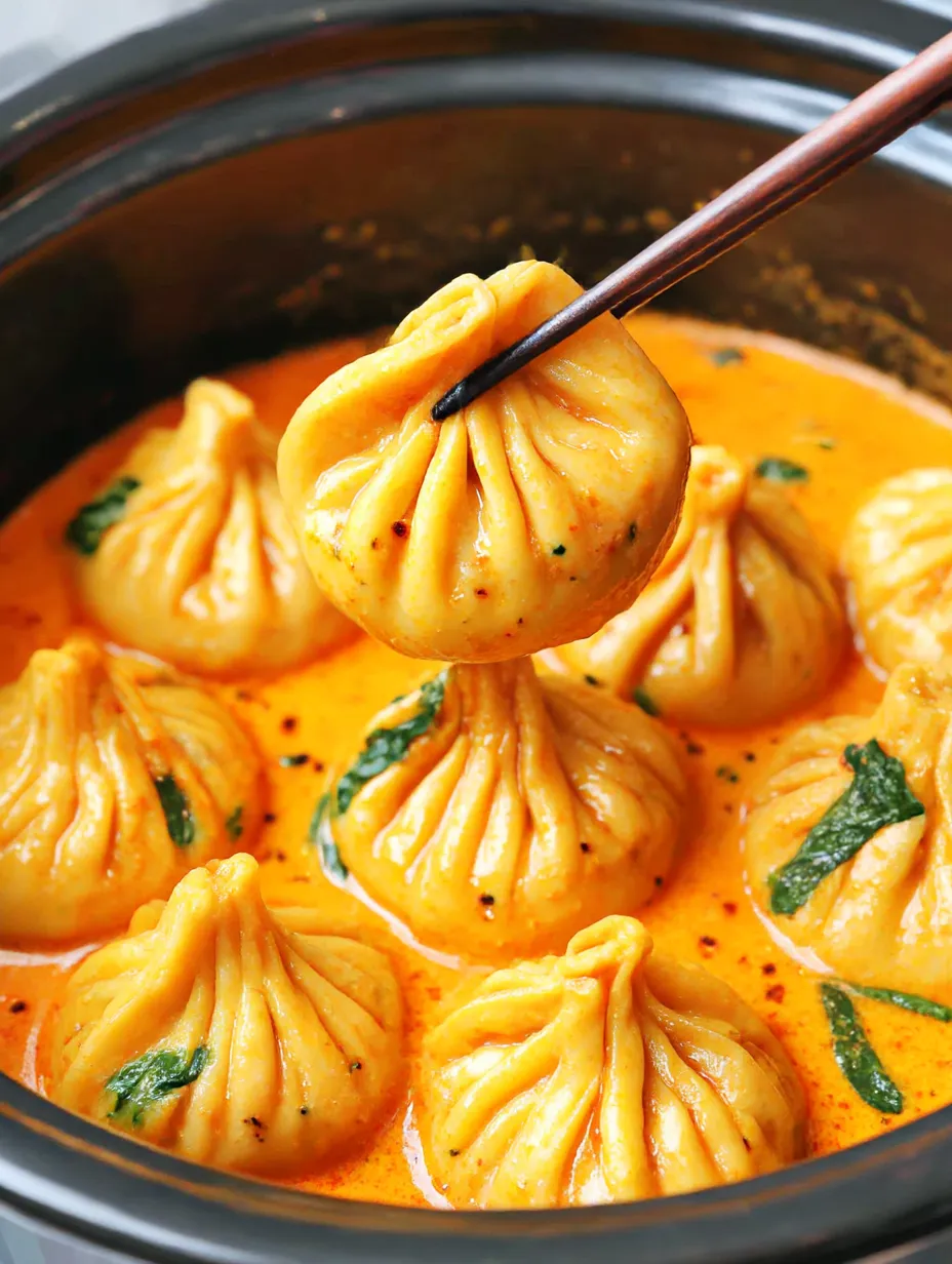 A bowl of soup with dumplings in it.