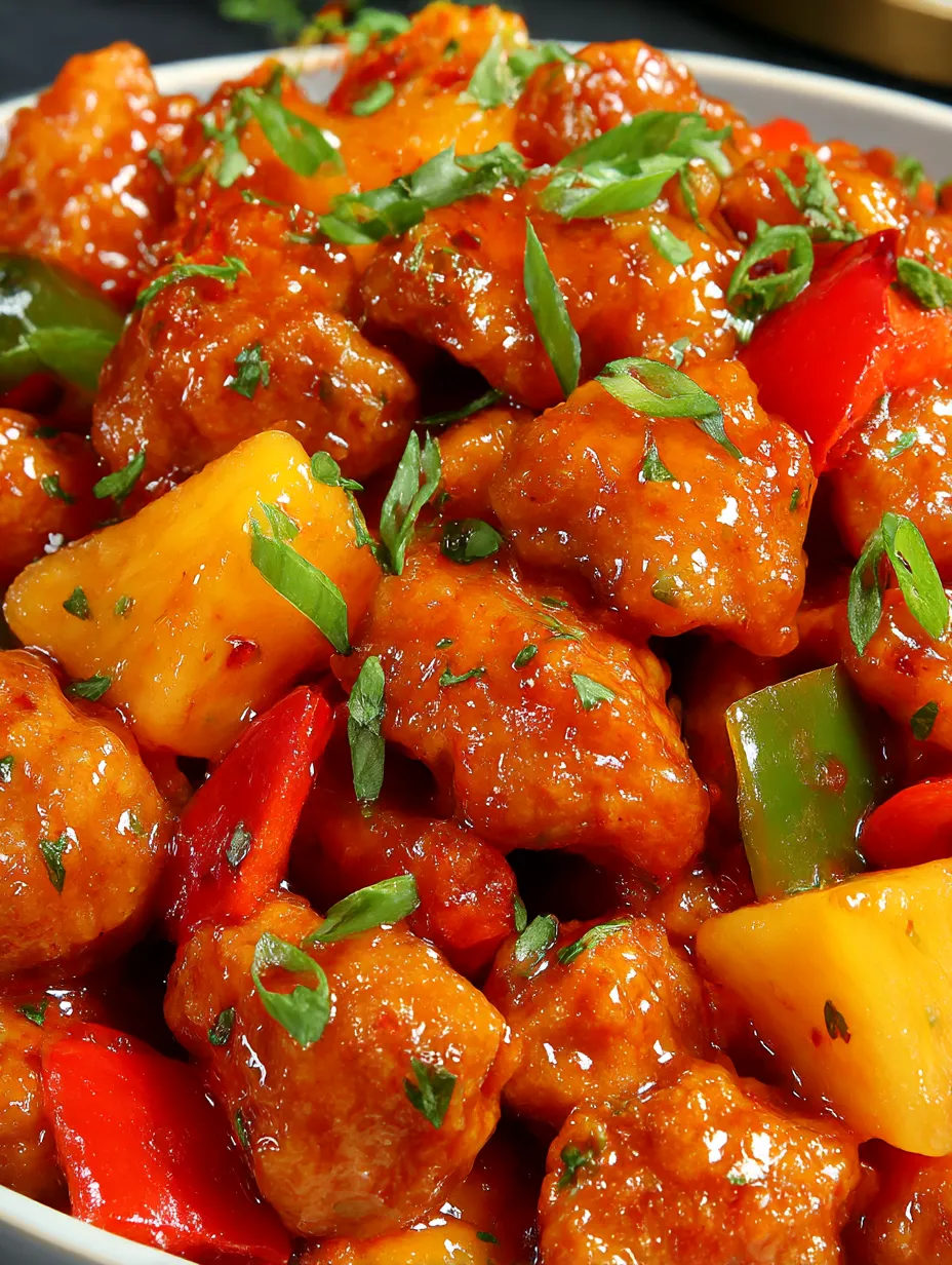 A dish of chicken and peppers with a sauce.