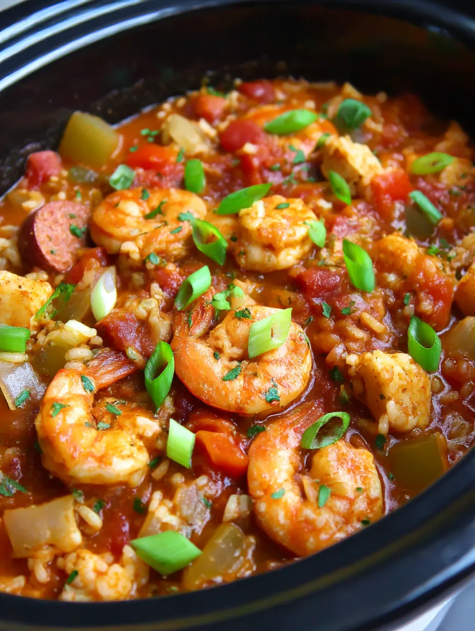 Slow Cooker Jambalaya.