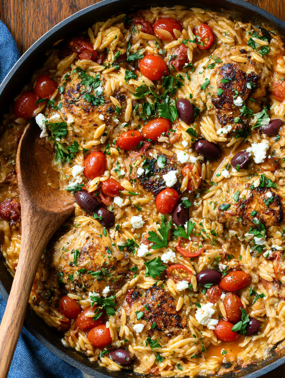A delicious looking dish of chicken and rice.