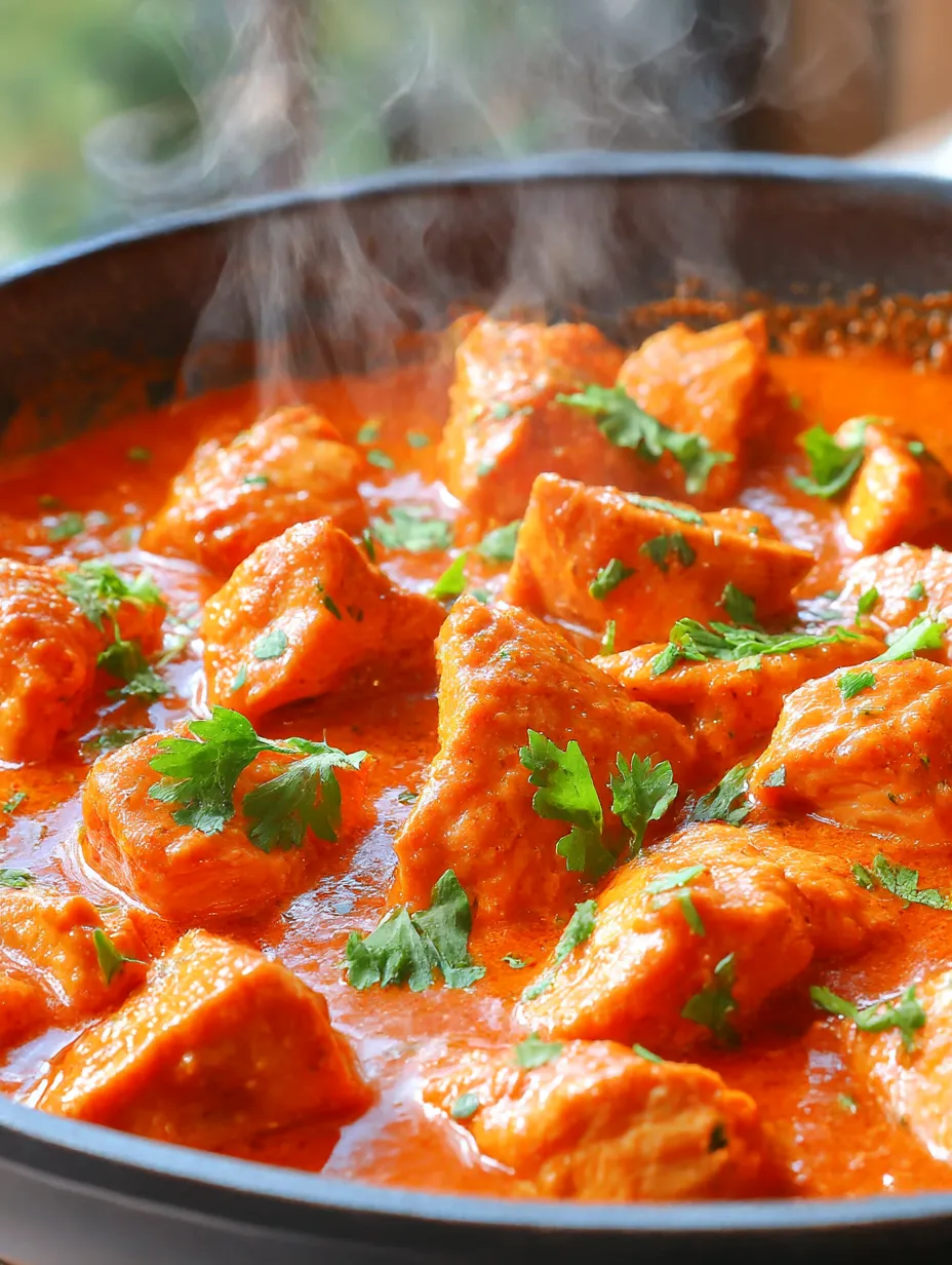 A skillet of Texas Roadhouse Butter Chicken.