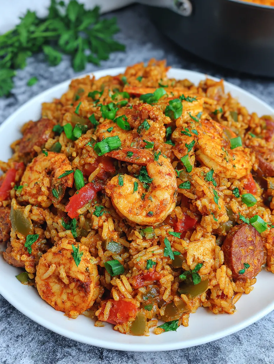 A plate of shrimp dirty rice.