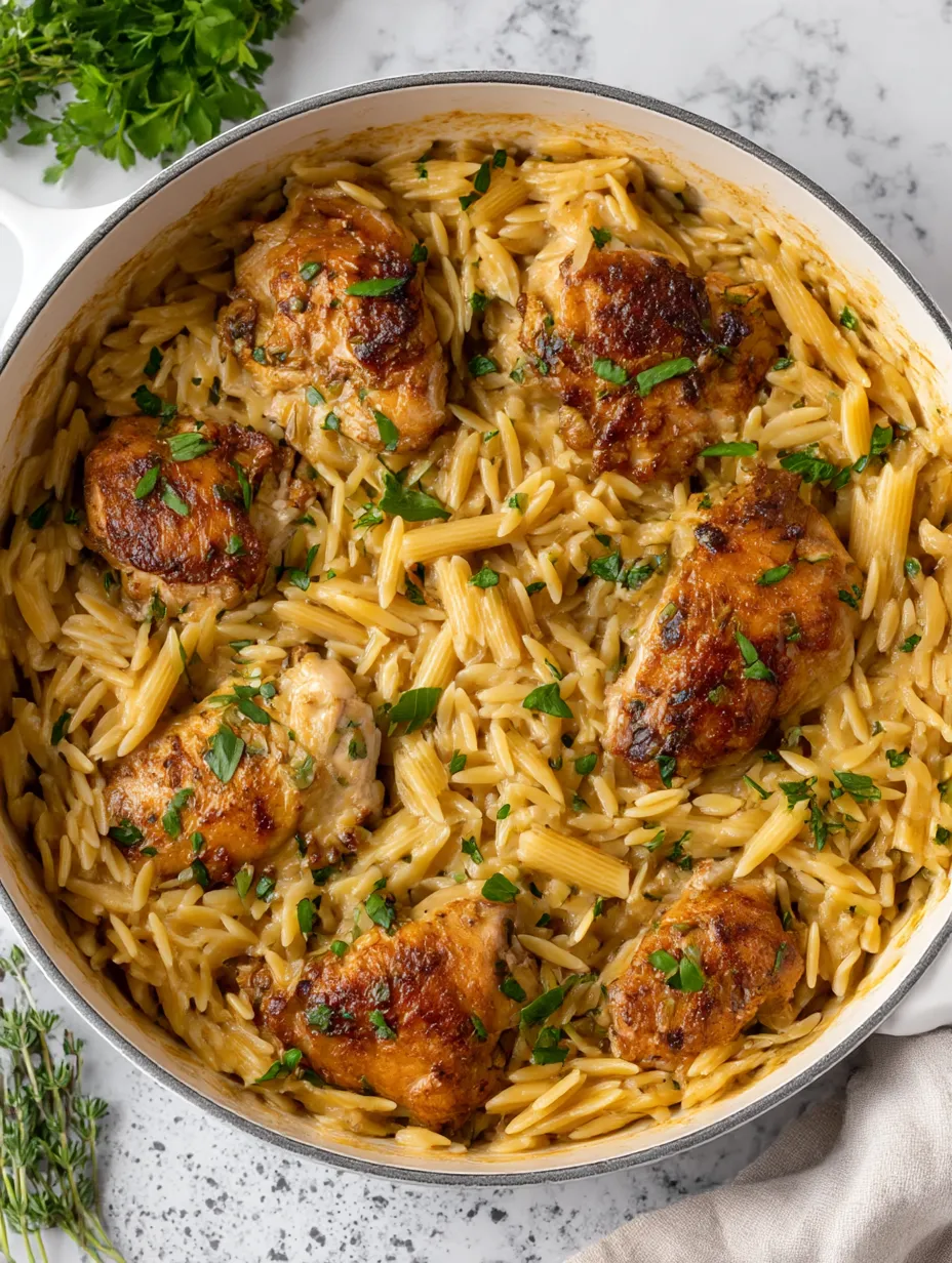 A dish of chicken and pasta.
