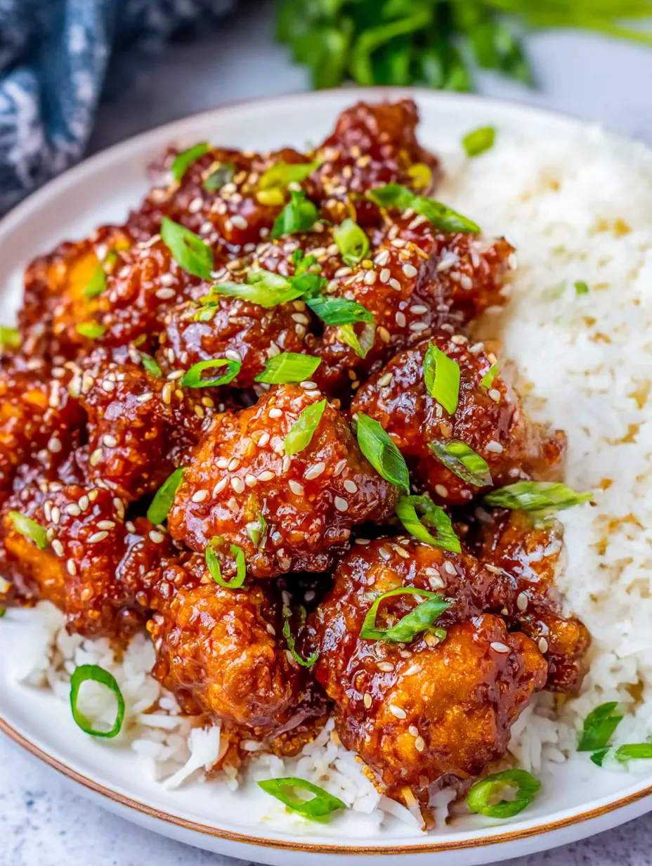 A plate of Korean Fried Chicken with rice.