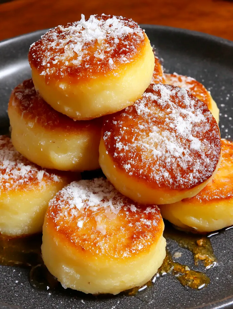 Potato Mochi with sugar on top.