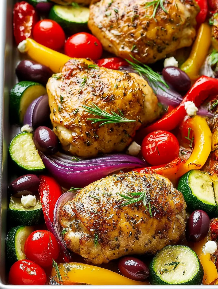 A pan of chicken with vegetables.