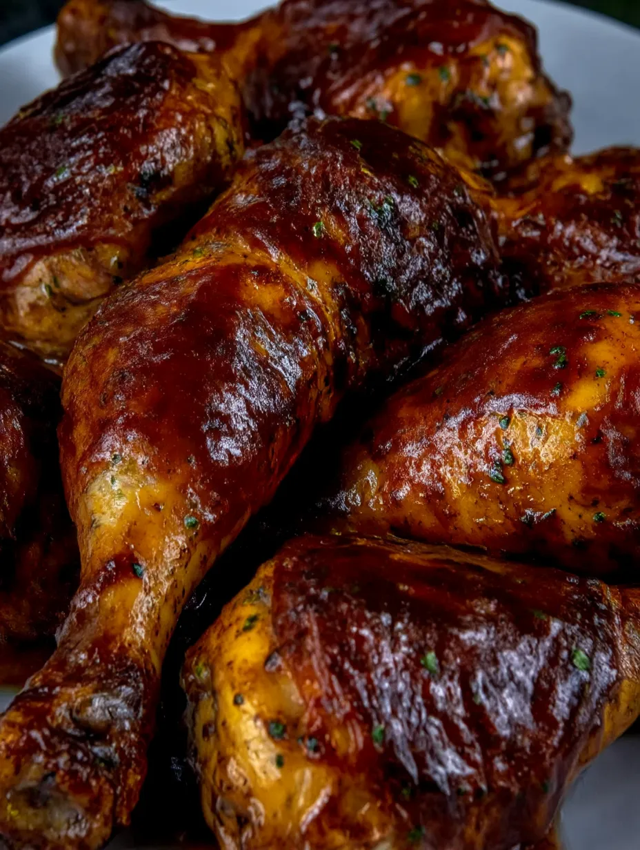 A close up of some chicken drumsticks.