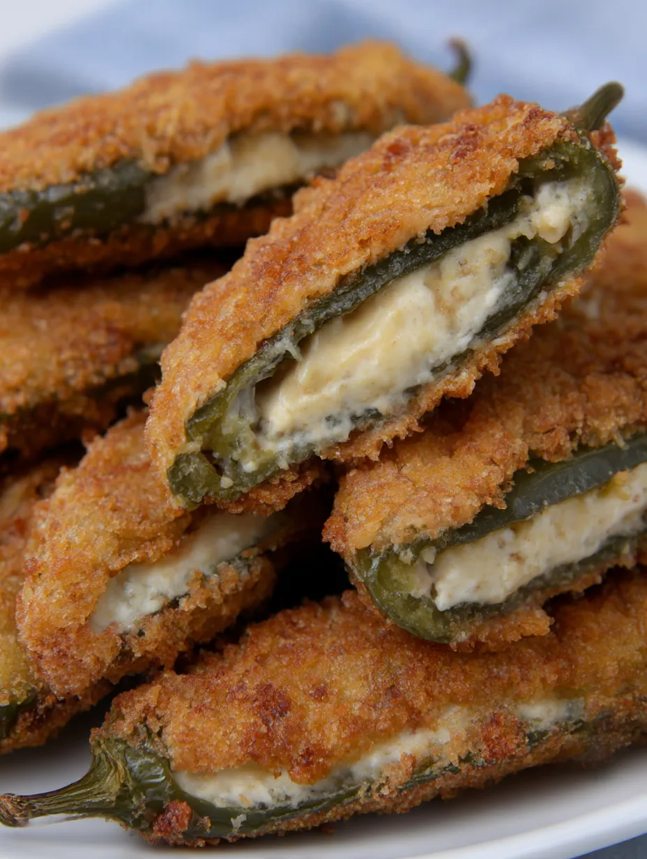 Vegan jalapeno poppers with lemon cashew cream.
