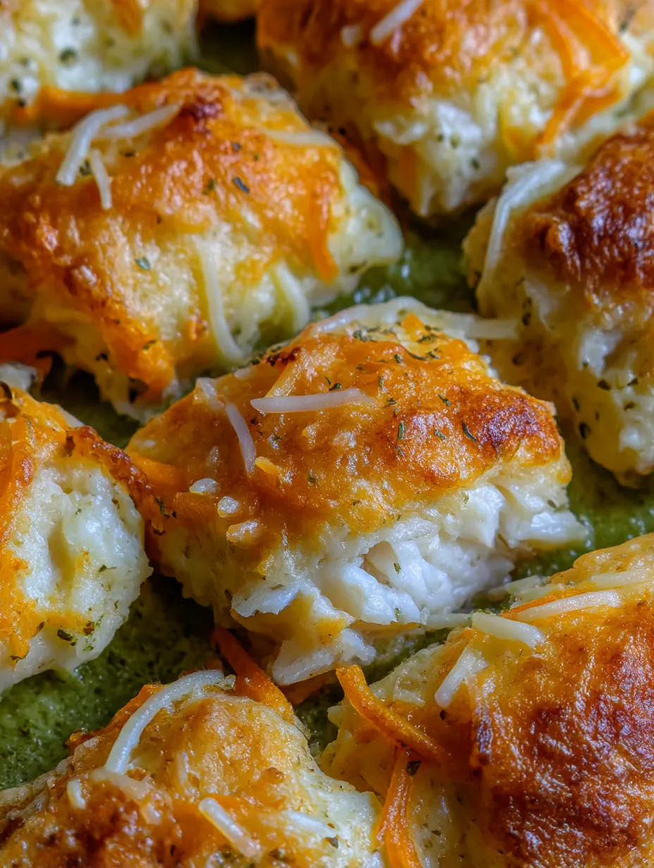 Melt in your mouth chicken with cheese and herbs.