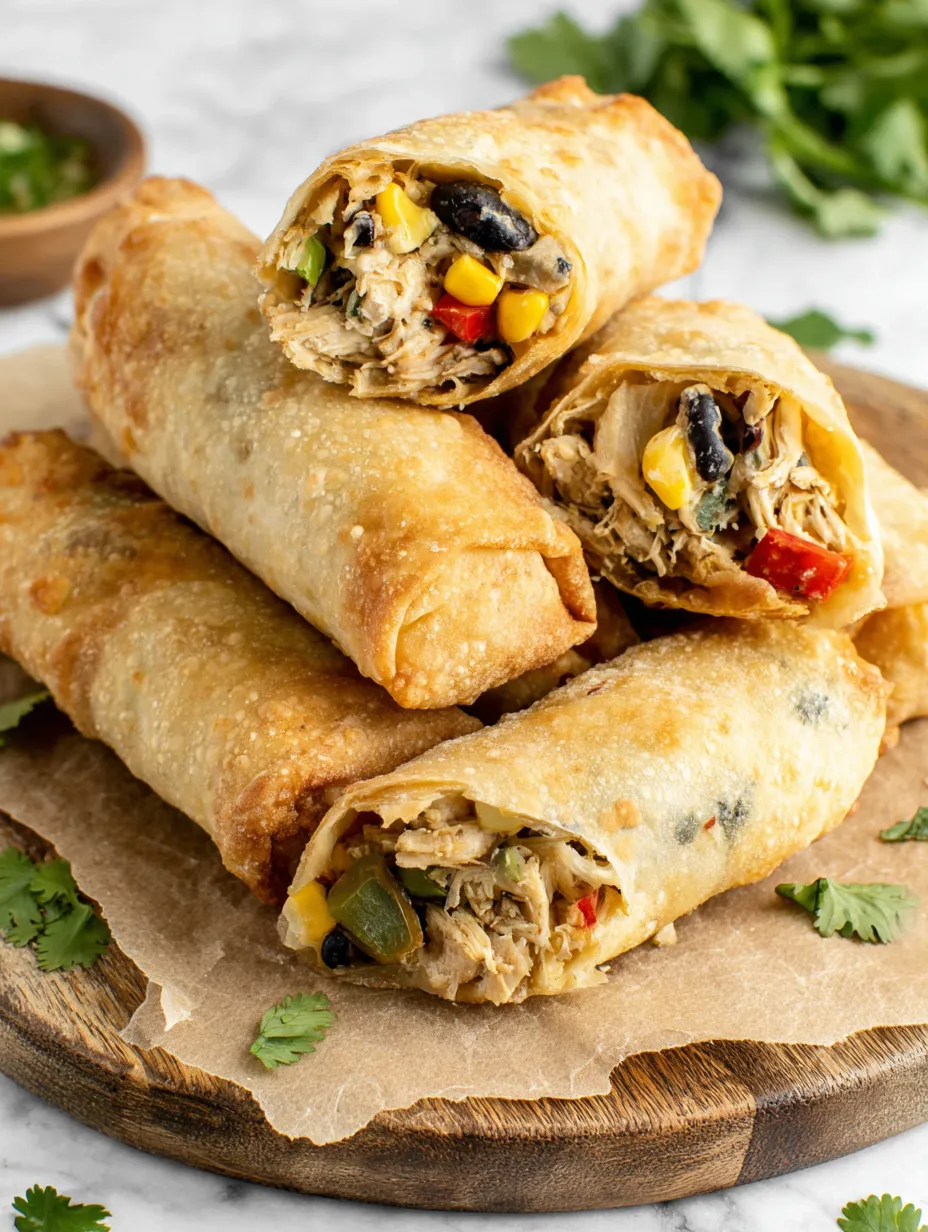 A stack of three wrapped food items.