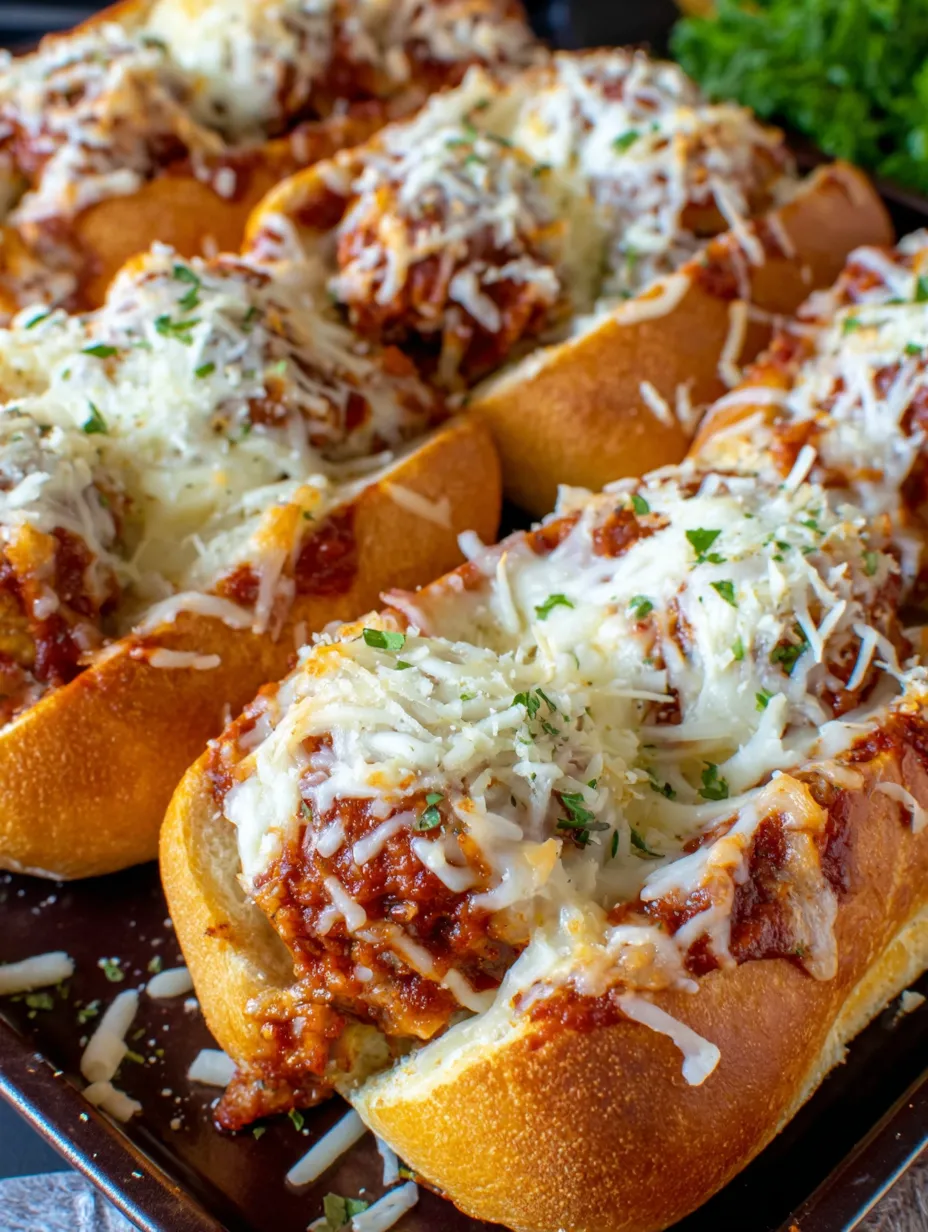 A plate of meatball sandwiches.