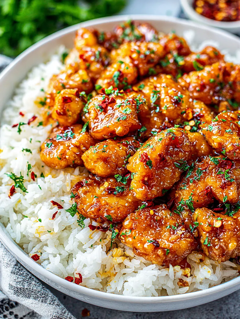 A bowl of rice with chicken and peppers.