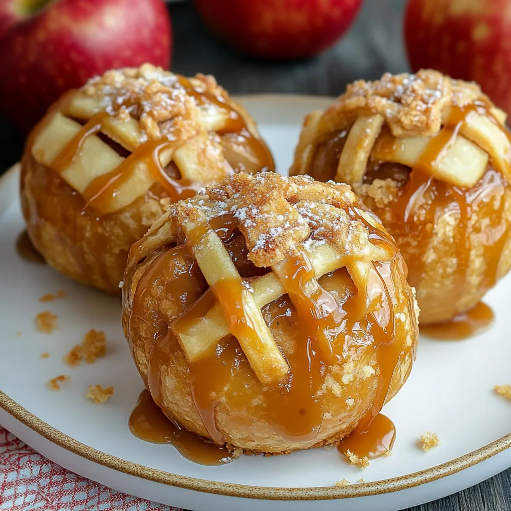 Caramel Apple Pie Bombs