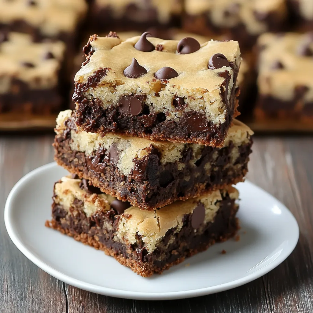 Chocolate Chip Cookie Brownies Recipe