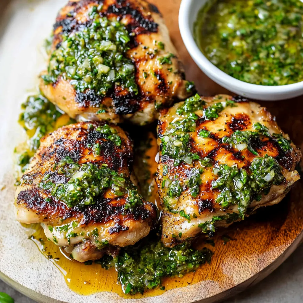 Chimichurri Chicken Thighs