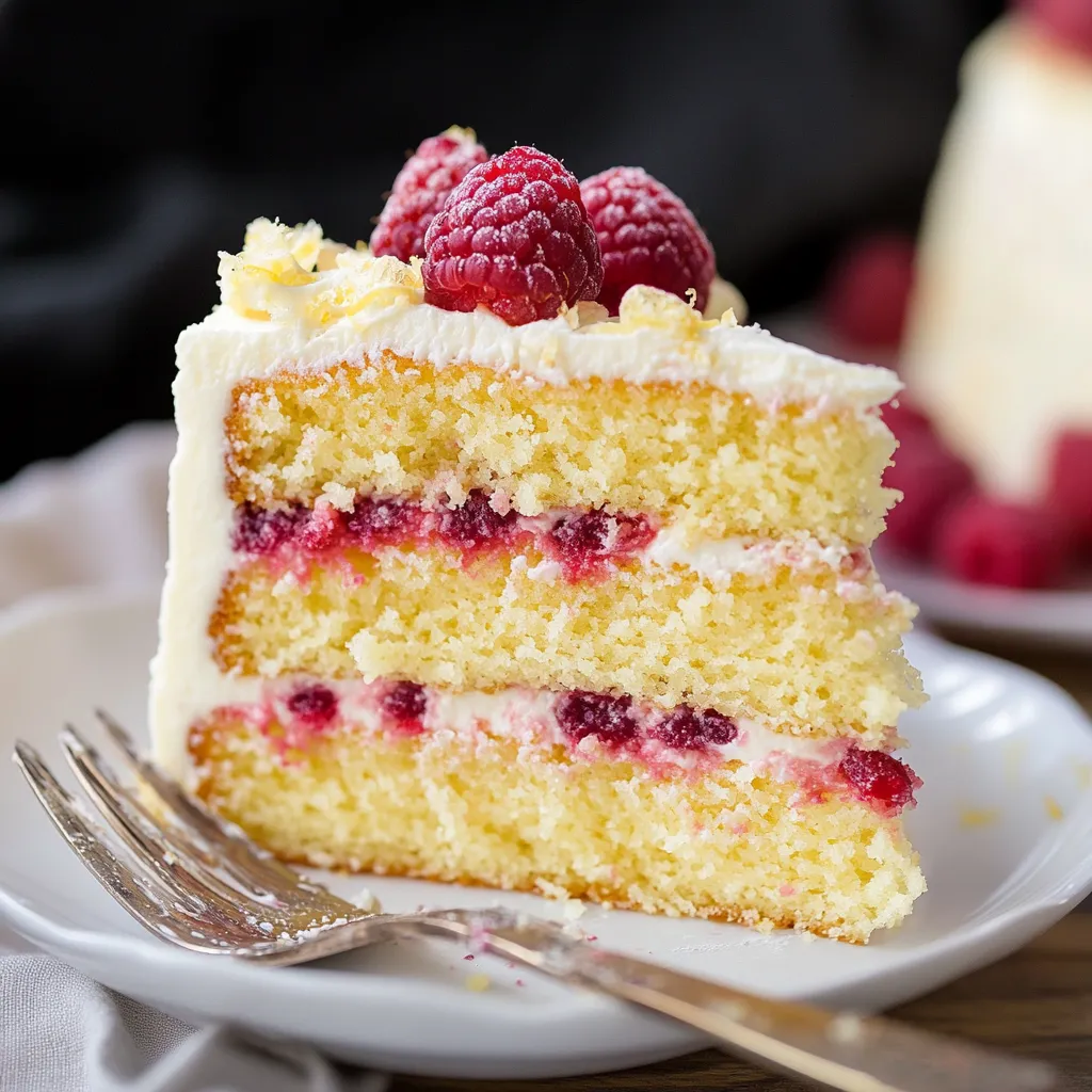 Lemon Raspberry Cake