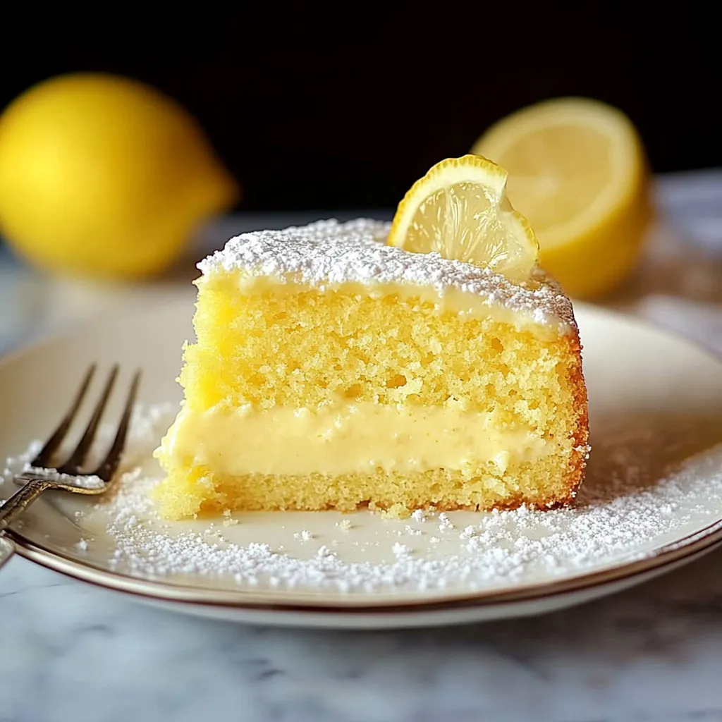 Homemade Lemon Pudding Cake