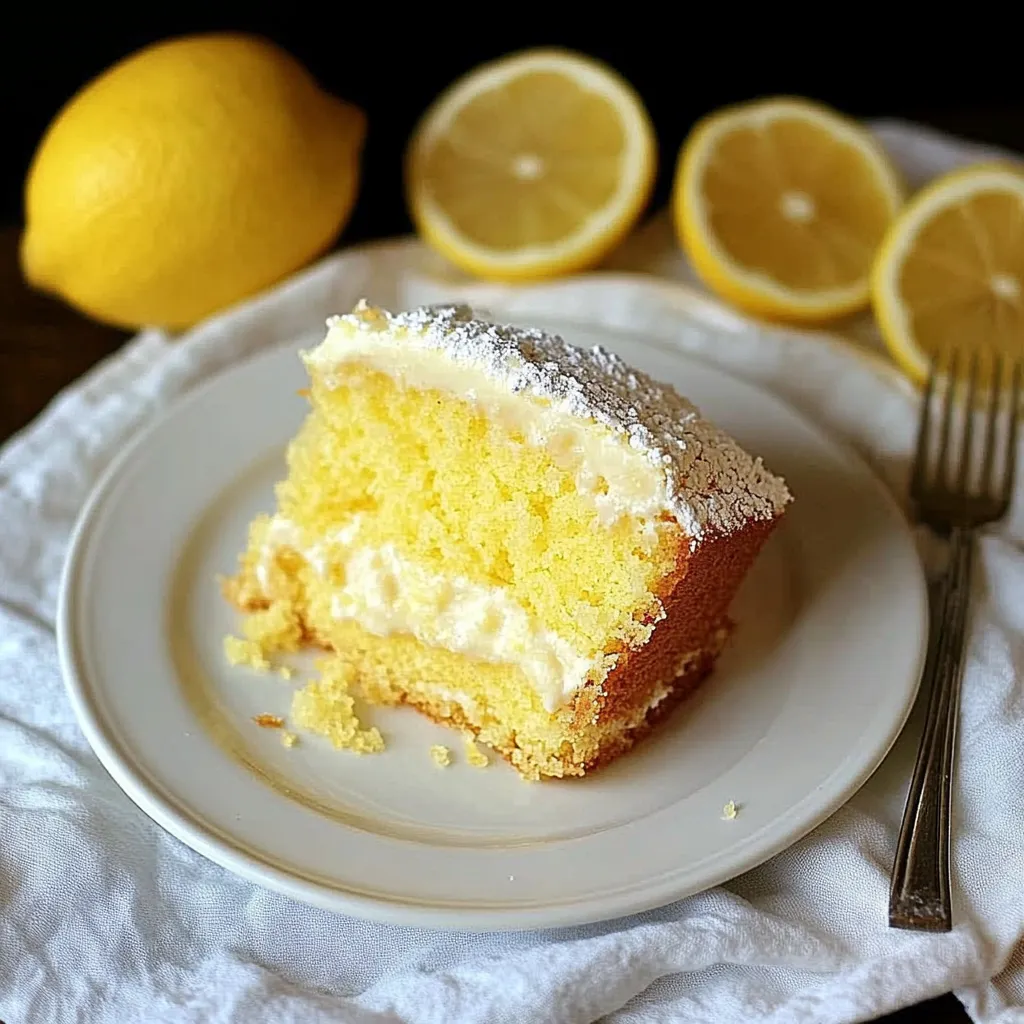 Homemade Lemon Pudding Cake