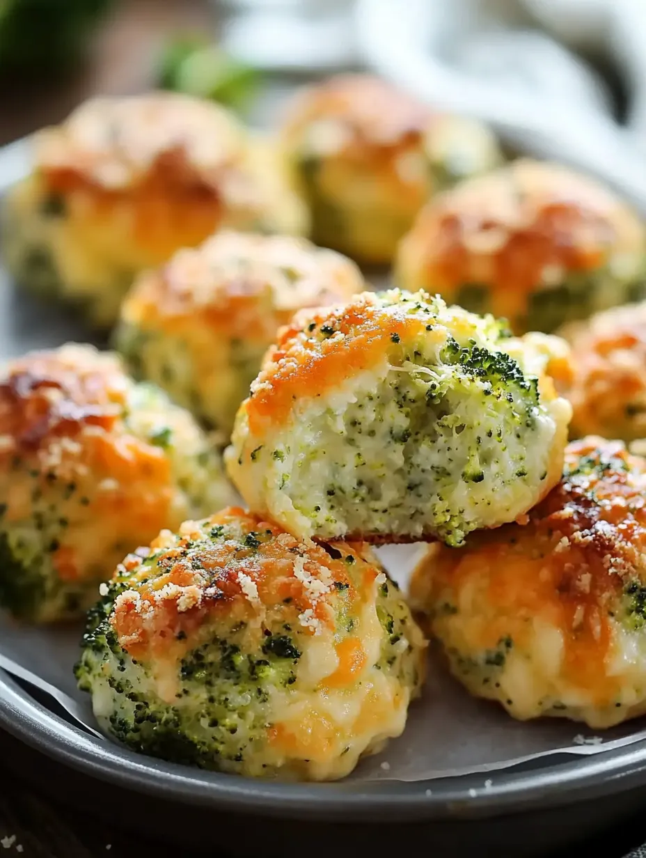 Baked Broccoli Cheese Balls