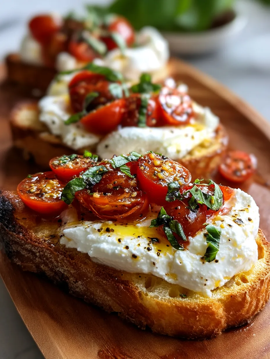 Burrata Bruschetta