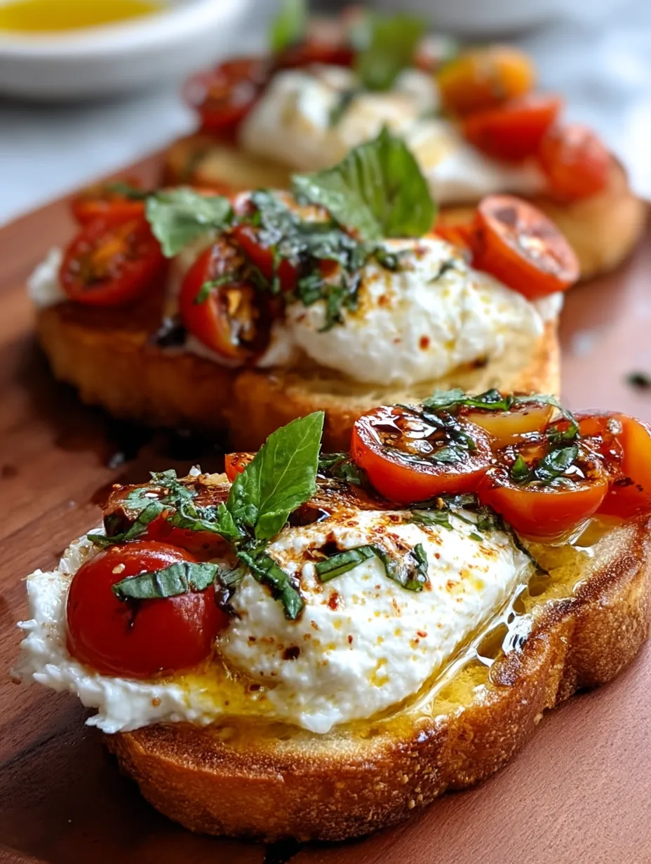 Burrata Bruschetta