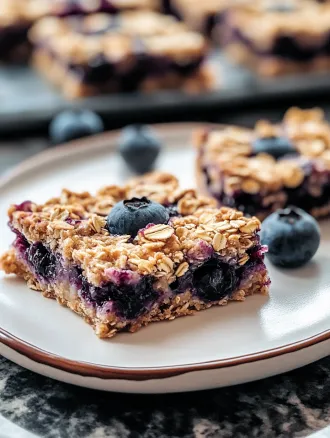 Blueberry Oatmeal Bars
