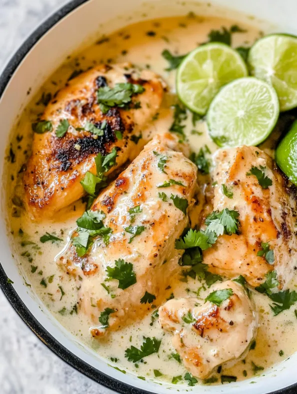 Creamy Coconut Lime Chicken
