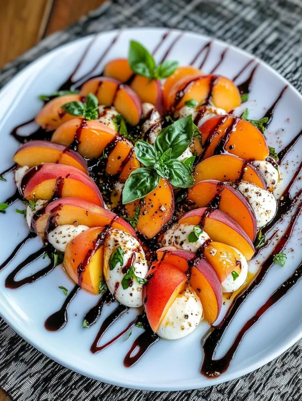 Peach Caprese Salad