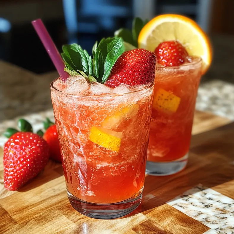 Springtime Strawberry Sipper: A Refreshing Mocktail for Any Occasion