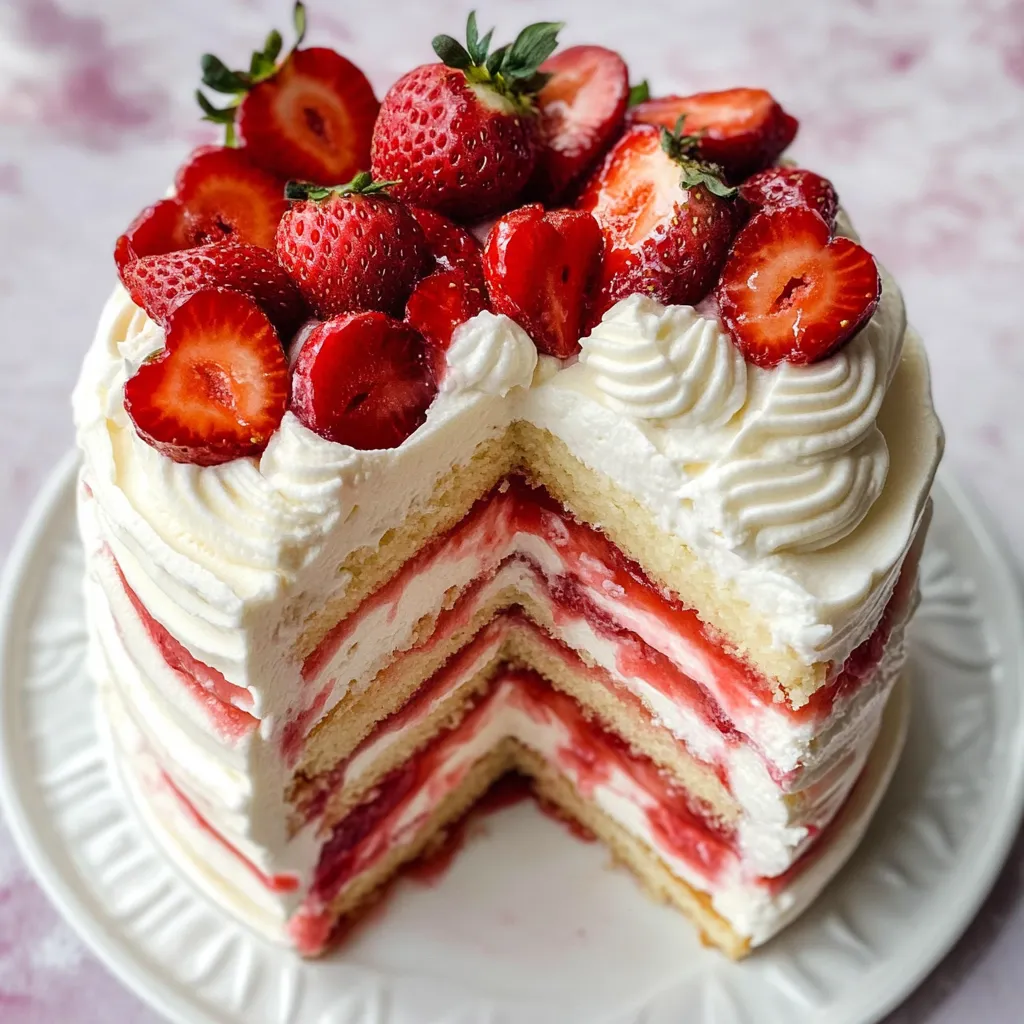 Strawberry Shortcake Cake